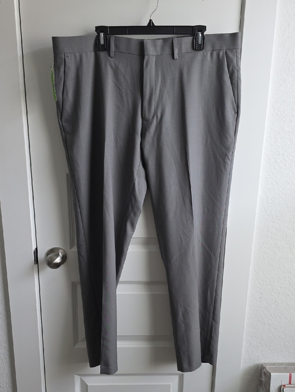 Haggar Gray Dress Pants - Classic Straight Fit 40 X 30 G097